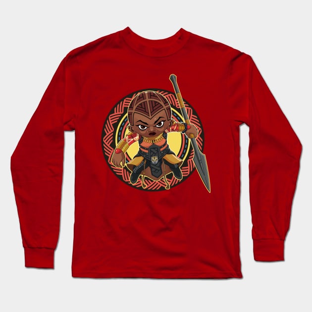 Okoye Long Sleeve T-Shirt by Chimera Design